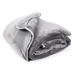 Acolchado 1P New Confort Sherpa Gris
