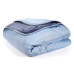 Acolchado 1P New Confort Sherpa Azul