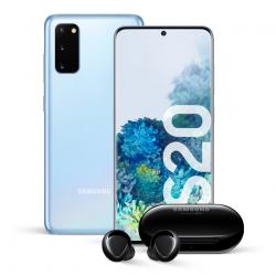 Celular Samsung Galaxy S20 4G 128GB Celeste + Buds Negro