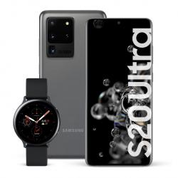 Celular Samsung Galaxy S20 Ultra 4G 128GB Gris + Smart Watch Negro