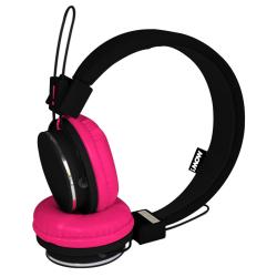 Auriculares BT Mow Spring Rosa y Negro