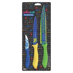 Set de Cuchillos Tramontina Color Cut Set x 3