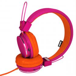 Auriculares Mow Spring Wired Fucsia y Naranja