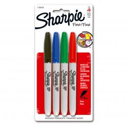 Marcadores Sharpie Bsicos x 4 Unid.