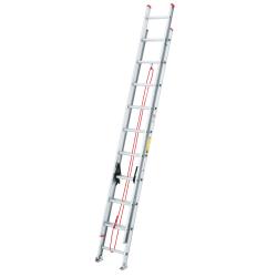 Escalera de Aluminio Dogo Extensible 10+10