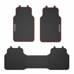 Juego Cubre Alfombras Sparco PVC 3 Piezas
