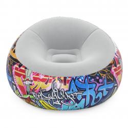 Silln Inflable Bestway Graffiti 112x112x0,66cm