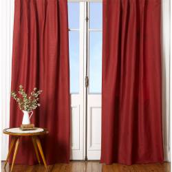 Cortina Bizet 140x210 Jacquard Rojo TJ54