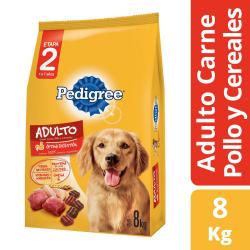 Alimento Pedigree para Perro Adulto Carne Pollo y Cereales x 8 Kg