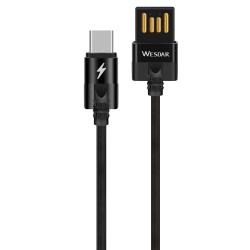 Cable Wesdar Type-C T56 Negro