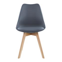 Silla Tulip Amster Gris x 2 Unid