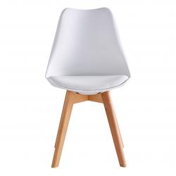 Silla Tulip Amster Blanca x 2 Unidades