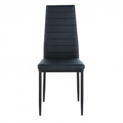 Silla de Comedor Negra x 6 Unidades
