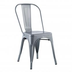 Silla Tolix Indus Plateada x 4 Unidades