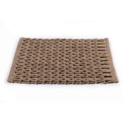 Alfombra de Baño Bengali Trenza 40x60 Beige