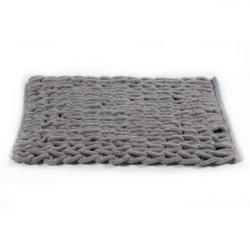 Alfombra de Baño Bengali Trenza 40x60 Gris