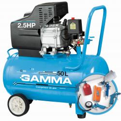 Compresor Gamma 2.5 HP 50 Lts en Kit