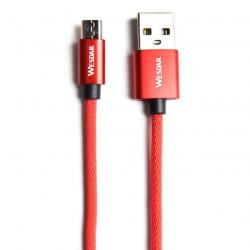 Cable Micro USB Wesdar T1 Rojo