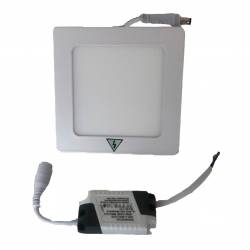 Panel Led Cuadrado Cálido 12 Watts