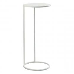 Mesa de Arrime Lett Redonda Blanca