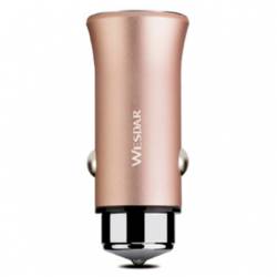 Cargador USB para Auto Wesdar 2 Puertos U10 Rose Gold 12 Volts