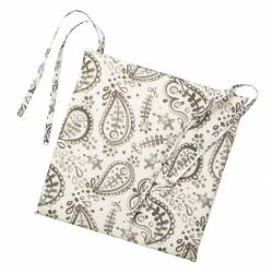 Almohadón para Sillas VHF Estampado Búlgaro Gris