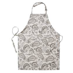Delantal de Cocina VHF Estampado Búlgaro Gris