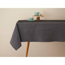 Mantel Blanco Jazmín Tusor Gris 140x200 