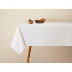 Mantel Blanco Jazmín Tusor Tiza 140x200 
