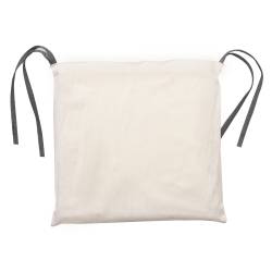 Almohadón para Silla Blanco Jazmín Tusor Beige