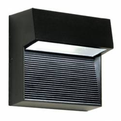 Aplique Led Artelum Coni Negro 6 Watts