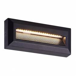 Aplique Led Artelum Ivo Negro 2 Watts