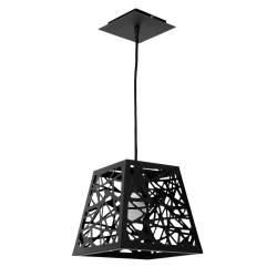 Luminaria Trapecio Artelum con Trama Negra E27