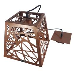 Luminaria de 2 Luces Artelum con Trama Cobre E27