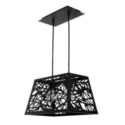 Luminaria de 2 Luces Artelum con Trama Negra E27