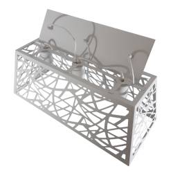 Luminaria de 3 Luces Artelum con Trama Blanca E27