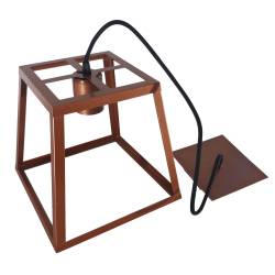 Luminaria Trapecio Artelum Cobre E27