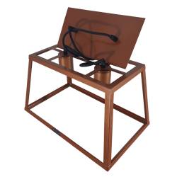 Luminaria Trapecio de 2 Luces Artelum Cobre E27