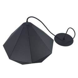 Luminaria Poliedro Artelum Negra E27