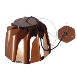 Luminaria con 3 Luces Artelum Francis Cobre E27