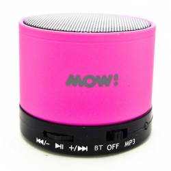 Parlante Portátil Bluetooth Mow S10 3W Rosa