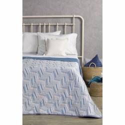 Acolchado Doble Faz Chevron