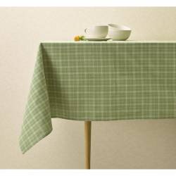 Mantel Decormesa 140x230 Cuadrille Verde
