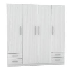 Placard Dielfe 4 Puertas y 4 Cajones Laricina