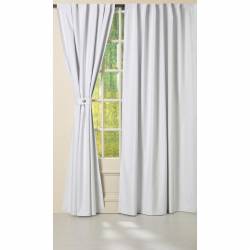 Cortinas Black Out Blancas 140x210 x 2 Paños