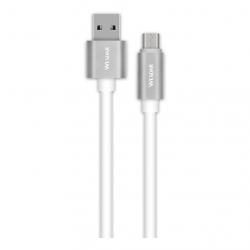 Cable Wesdar Micro USB T9 Blanco