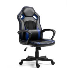 Sillón Gamer Modelo Negro y Azul