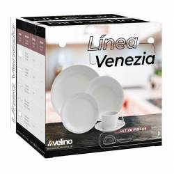 Set x 20 Piezas Venezia Porcelana