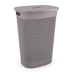 Canasto Kis 55lt Polipropileno Gris Filo Hamper