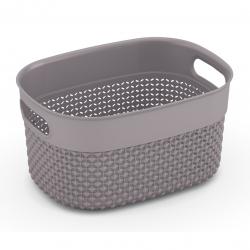 Canasto Kis 3,5lt Polipropileno Gris Filo Basket